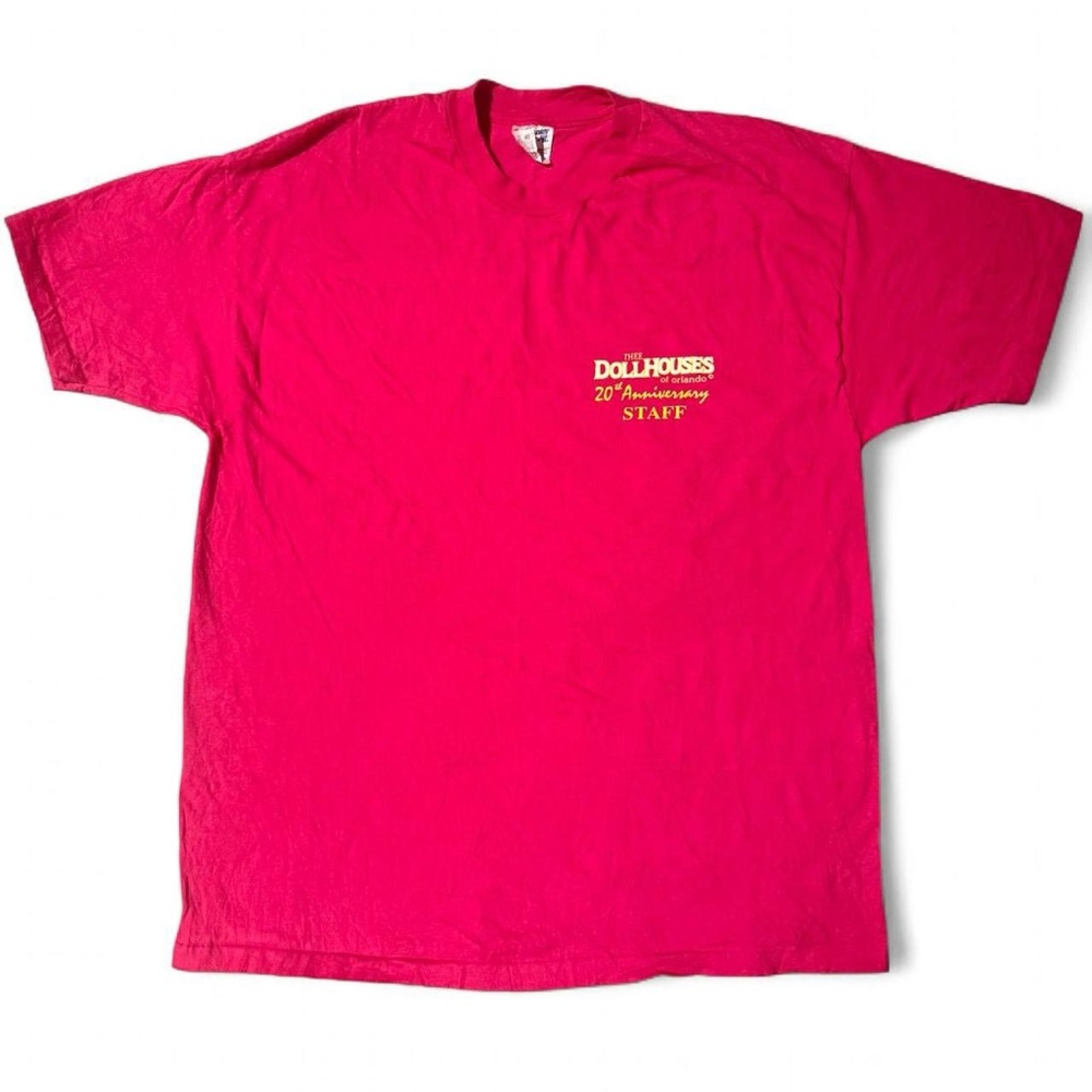90s THEE DOLL HOUSE ORLANDO STRIP CLUB VINTAGE STAFF TEE XL